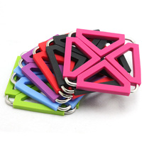 Folding high temperature resistant stainless steel silicone tea cup cushion table cushion pan cushion cup cushion disc cushion deformed hot pin