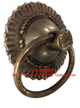 Chinese style door ring bronze handle beast head large door ring gate pure copper decorative beast head imitation ancient handle solid wood gate cymbals