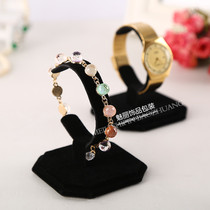 C Type Black Suede Watch Rack Bracelet Watch Show Shelf Bracelet Bracelet for Jewelry Rack Accessories