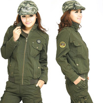 Battle God Jacket Woman Spring Autumn Outdoor Multi-Pocket Pure Cotton Tooling Jacket Casual Anti-Scratching Wear and camouflak jacket Women