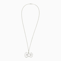 Japanese sanrio hello kitty butterfly knot shaped water drill womens clothing necklace