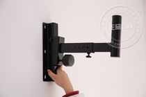 Wall-mounted speaker frame pair of speaker bracket ledge surround frame upper arm bracket thickened