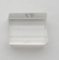 Flat concave cylindrical mirror 35*37mmF =-78 -265