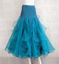Ballroom dance national standard square dance modern dance competition skirt practice skirt modern dance skirt skirt new big pendulum