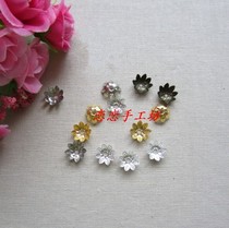 Special Price Ancient Wind Hairpins STEPS SHAKE DIY ACCESSORIES MATERIAL 100mm SMALL LOTUS Flowers Cap Beads 1 Yuan 10