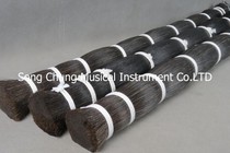 250g violin bow bow hair ponytail natural black ponytail without bleaching and dyeing large discount