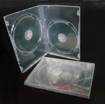 Transparent 14mm DVD disc box Two-pack VCD DVD disc box Rectangular disc box can be inserted