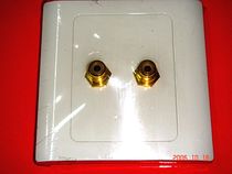 Chint socket professional audio AV panel wall panel wall plug (86 soldered gold-plated socket)