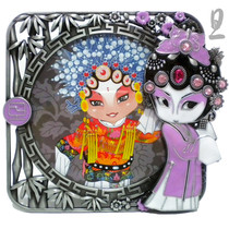 Peking Opera Facebook Photo Frame Metal China Wind Small Gift Featured Foreign Affair Send Old Foreign Birthday Beijing Gift