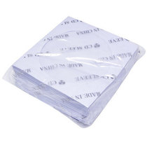Transparent window white CD paper bag 12CM large plate can hold 100 disc CD set CD bag CD protective cover