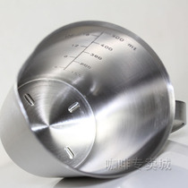 304 Thickened stainless steel measuring cup Milk Cup drawing Flower Cup with graduated drawing Cup 0 5L