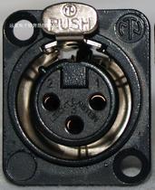 Newtrick NEUTRIK NC3MD-LX-B Gold-plated Male Cannon Socket NC3FD-LX-B Female Cannon Socket