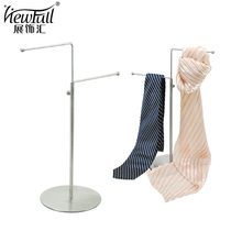 Exhibition decoration hui scarf rack Silk scarf rack Stainless steel tie rack Business super fashion clothing window display props