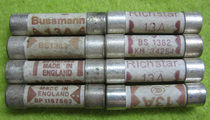 ENGLAND 13A silver-plated fuse ceramic package produced in LONDON ENGLAND Silver-plated at both ends
