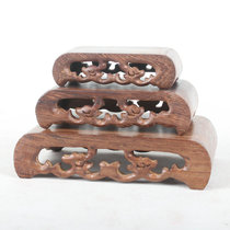 Haolinxuan Chicken wing wood book roll ornaments Tea set base Qishi base small ornaments