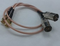 High frequency SMA TV-JK SMA-J inner screw inner hole turn TV antenna female head inner hole test line cable TV line