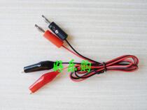 Small Number Eoctopus Clips Banana Head Test Line 4 0 Banana Head Test Clip Power Cord Connection Line Red Black