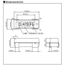 12MHZ DMX-38AT 30PPM KDS original