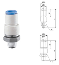 High quality straight-through high-speed rotary joint KSH 04 06 08 10 12-M5 01S 02S 03S 04S