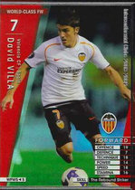 WCCF PANINI flash card 08-09 Spain Valencia spot WFW5 5 Villa