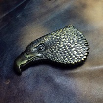Belt buckle belt buckle plate buckle American classic eagle plate buckle denim button retro ancient bronze color