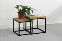 American style and simple iron coffee table and chair tea table and chair to make old retro solid wood tea several sofa tea table