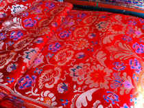 Tibetan fabric Tibetan cloth tribute satin brocade fabric (pattern) Tibetan style decoration 1 meter