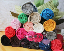RMB14  catty candy color 2 * 2 pure cotton elastic thread fabric Rostomin stitch cloth wrapping cuffs clothing hem cloth