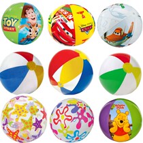 INTEX beach ball inflatable balloon thickened childrens water toys transparent inflatable beach ball Big Ball