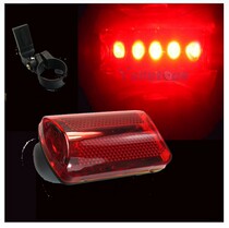 Bike Safety Taillights 5 LED Red Light Sparkling Waterproof Bike Equipped Area Bike Light Taillights