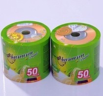 Banana 3 inch CD-R burning disc 8CM small disc blank disc 215MB mini disc 50 pieces
