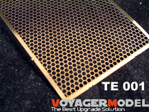 Oak Leaf model physical store Voya TE001 hexagonal net (large mesh) universal transformation PE etching sheet