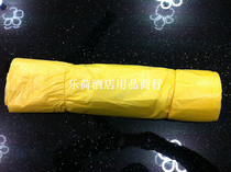 Yellow flat garbage bag 65 * 75cm medical garbage bag square flower yellow garbage bag