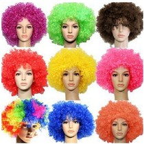 Mardi Gras Masquerade Ball Wigs Fan's Wigs Exploding Curly Hair Wigs