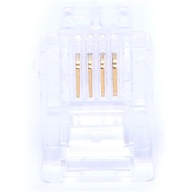 Mountain Zee SJ-3650 6P4C 6P4C quality RJ11 Phone crystal head 50 bags