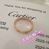  Hong Kong Counter Cartier Cartier LOVE Series 18K rose gold ring B4085200