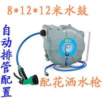 Automatic telescopic exhaust pipe air drum water drum electric drum auto repair automatic telescopic hanging air drum reel recycler