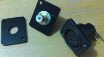 Balanced terminal block hole modification RCA terminal modification board