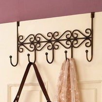 Creative and practical clothes hook no trace nail-free fitting room clothes hanger clothes hat row hook backpack door 5 hooks