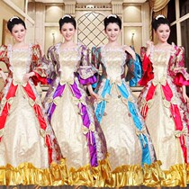 European court dress European female court Juliet costume dress Russian drama stage performance costume photography