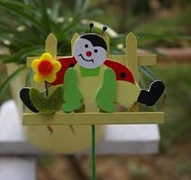 Gardening Decorations Flowers and flowers Flowers Flowers and Flowers Decoration Outlet Stock Wooded Bee Flowers Foreign Trade Small Plugin