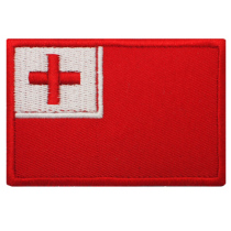 Tonga flag armband cloth stickers embroidery label stickers Velcro custom embroidery