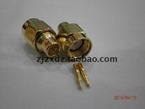 RF head SMA-JB3 internal screw internal needle welding semi-steel RG402 141 cable coaxial connector