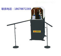 SQJ06-120 positive peak plastic steel door and window corner slit clear machine V clear cut bridge aluminium doors and windows machine equipment