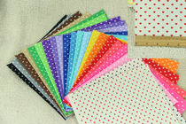 Ima Non-Woven Hand diy fabric material fabric color printing snack point Peach heart flower dot 21 color