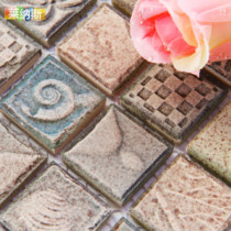 (Linus)Ceramic mosaic Ocean shell mosaic tile bathroom decoration material self-adhesive