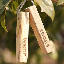 Natural camphor wood strip wardrobe bookcase insect-proof to taste camphor wood moisture-proof mildew-proof log camphor wood block single strip