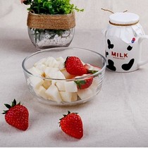 Lizun thickened glass bowl Fruit bowl Salad bowl Dessert bowl Noodle bowl Soup bowl Cold dish bowl Shaved ice bowl Egg bowl