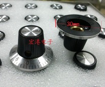Potentiometer knob C2 0 -- 9 with scale knob 30mm aperture 6mm