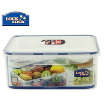 Korean music clasp plastic crisper 5 5L large capacity debris refrigerator storage box sealed box storage box